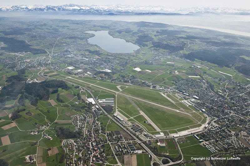 Der Flugplatz Dübendorf (© Schweizer Luftwaffe)