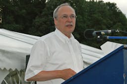 Gerhard Schwarz am 1. August 2012 in Oberrieden