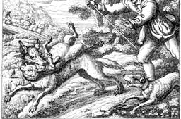 Francis Barlow: The Boy Who Cried Wolf, 1687 (Quelle: Wikimedia Commons)