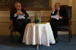 David Friedman und Gerhard Schwarz im Gespräch
