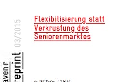 Flexibilisierung statt Verkrustung des Seniorenmarktes | avenir reprint cover