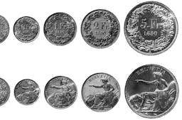 Schweizer Münzen sind seit dem 19. Jahrhundert im Umlauf. Das hat Seltenheitswert und ist das Resultat einer stets mit Bedacht geführten Geldpolitik. (Bild: Wikimedia Commons) _ Illustrationsbild zu Vollgeld-Blog